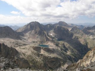 Panorama sui laghi Claus e Portette