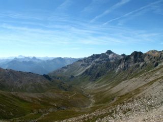 Parte finale del valone di salita