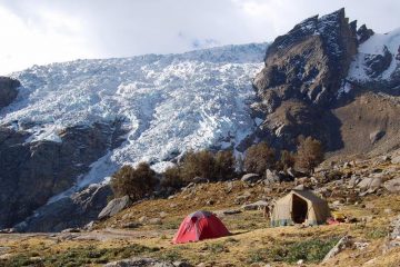 Campo alla base del Nevado Copa