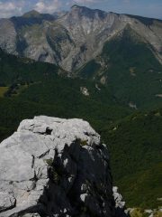 La vetta e la Penna di Sumbra