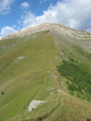 La cima dal colle della Battagliola