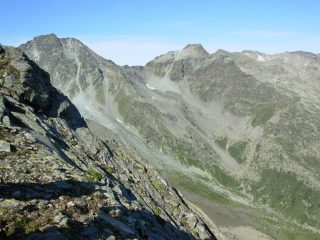 il passo alto visto dal colle della Crosatie