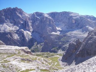 Dalla Torre Oberba: Cima Undici e M. Popera, sotto il rif. Comici