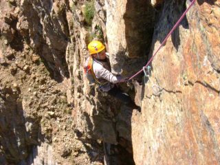 dulfer atletiche sul tiro di 6b