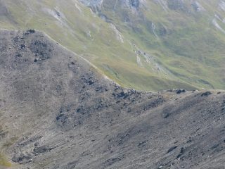 il Colle di Thures visto dalla Punta Rasis