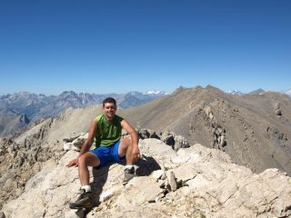 In cima alla Trois Scies