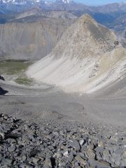 Dal passo dell'Asino sul versante di salita