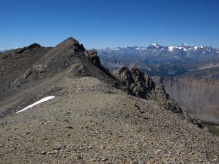 La cresta per i Rochers Charniers