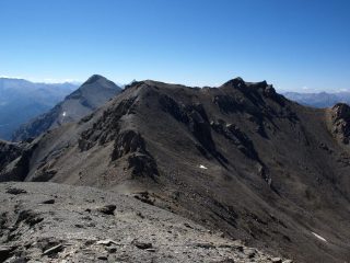 La Punta e Rochers Charniers visti dalla Chalance Ronde