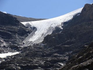 quello che rimane del ghiacciaio pensile