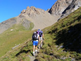 Salendo verso il Col du Lou