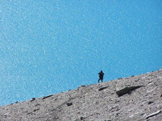 Discesa, un tuffo verso il lago del Moncenisio