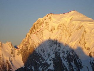 foto Diego, l'itinerario visto dal Dente del Gigante