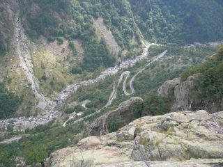 Vista sul fondo valle