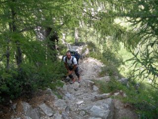 Sul sentiero per il Sacs-Furà