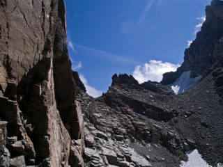 Cadreghe di Viso dall'attaco della normale