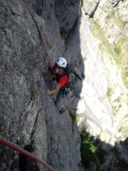 Manu in uscita dal traverso