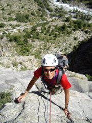 Manu in uscita dal terzo tiro