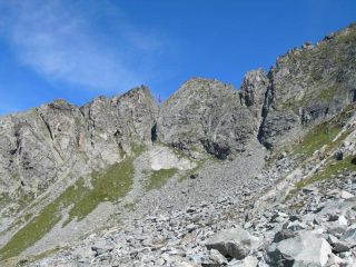 Il Passo di Trubinasca dal bivacco Pedroni