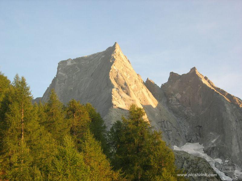 il Badile al tramonto f. marco conti