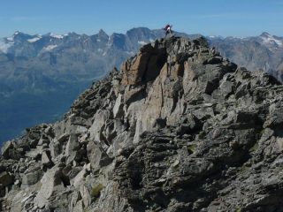 ultimo tratto di cresta visto dalla cima