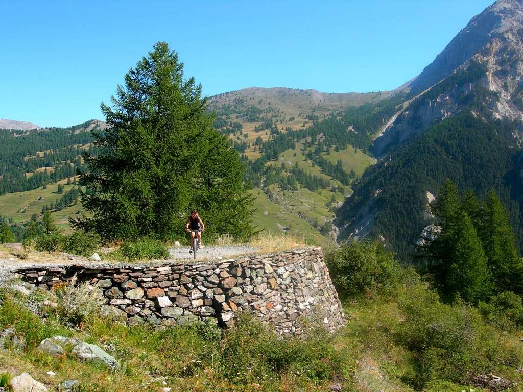 sullo sfondo cima del Bosco con il perc di discesa