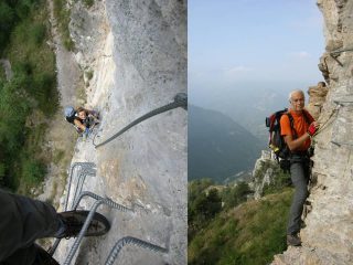 due momenti della ferrata