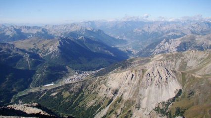 Panorama verso Monginevro