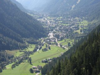 Panorama su Gressoney