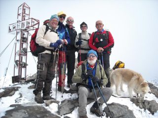 Parte del gruppo CAI Viù