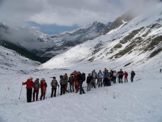 il gruppoa una sosta