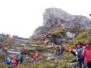 in discesa dal col portola