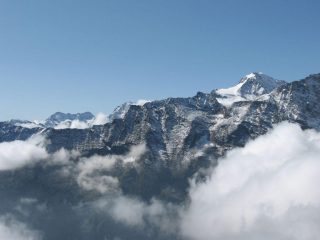 Dal colle , la Ciamarella