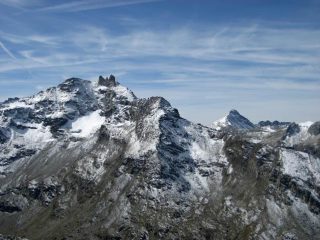 Denti d'Ambin e Rognosa d'Etiache sullo sfondo