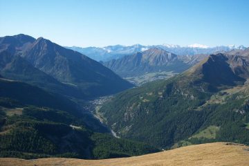 La valle di Ayas dal Palon di Resy