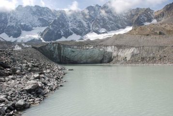 il ghiacciao des agneaux al lago