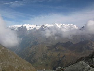 Panorama sul Monte Rosa