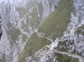 stupendo sentiero aereo