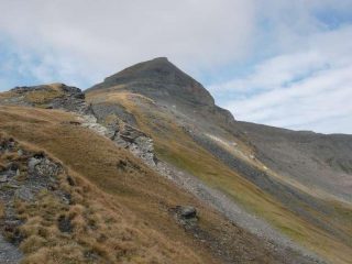 Il Mont Ouille dalla dorsale.