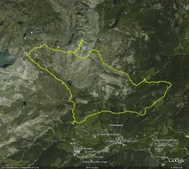 Traccia GPS con partenza Park rif. Barbustel