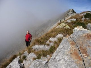 Nebbia sale dal versante valgrandino