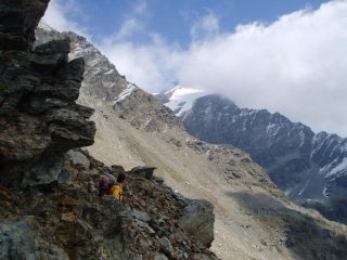 il rutor visto dal colle