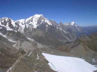 una porzione del massiccio del bianco