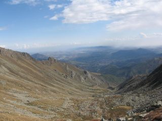 prima del colle vista sulla pianura