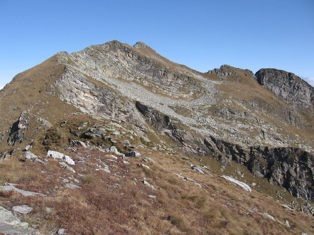 La cresta di salita a Cima Bonze dal Cavalcurt