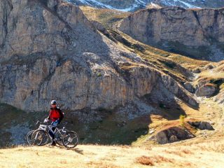 Discesa verso le Gr Tibert