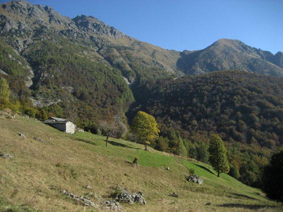 La baita poco prima di Pianfè