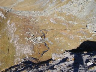 Vista del Pian Sulè, dove bisogna volgere a destra