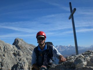 vetta del piccolo con allo sfondo il 