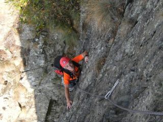 Anonio sul muretto del 5 tiro